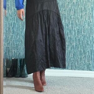 Vince black maxi skirt